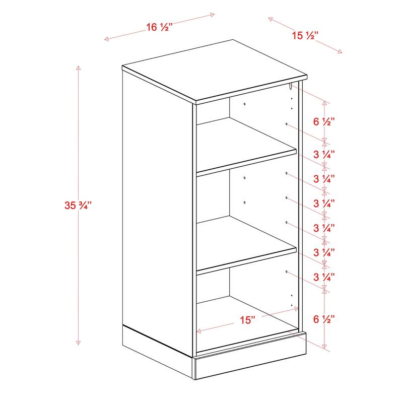 Palace Imports Solid Wood Bathroom Storage Cabinet, Raised Panel Door, Adjustable Shelves