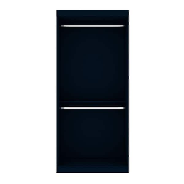 slide 1 of 32, Manhattan Comfort Mulberry 35.9 Open Double Hanging Modern Wardrobe Closet with 2 Hanging Rods