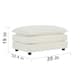 Option White Ottoman