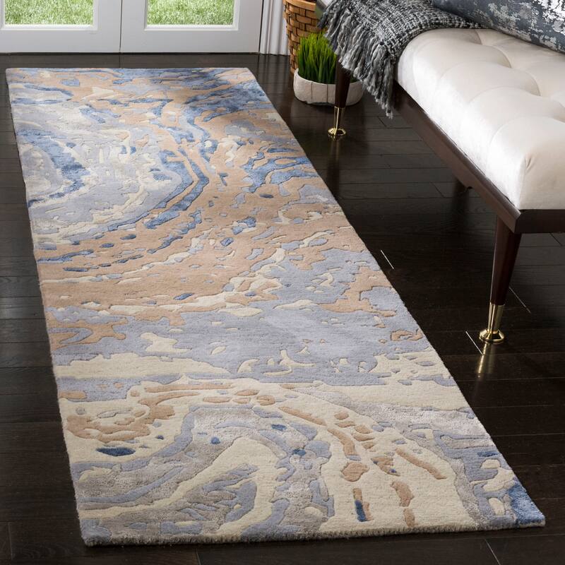 SAFAVIEH Handmade Soho Lyndsey N.Z. Wool/ Viscose Rug