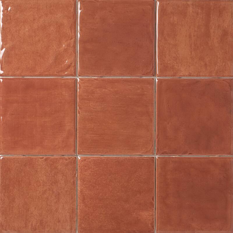 Harvest 4 in. x 4 in. Glazed Ceramic Wall Tile