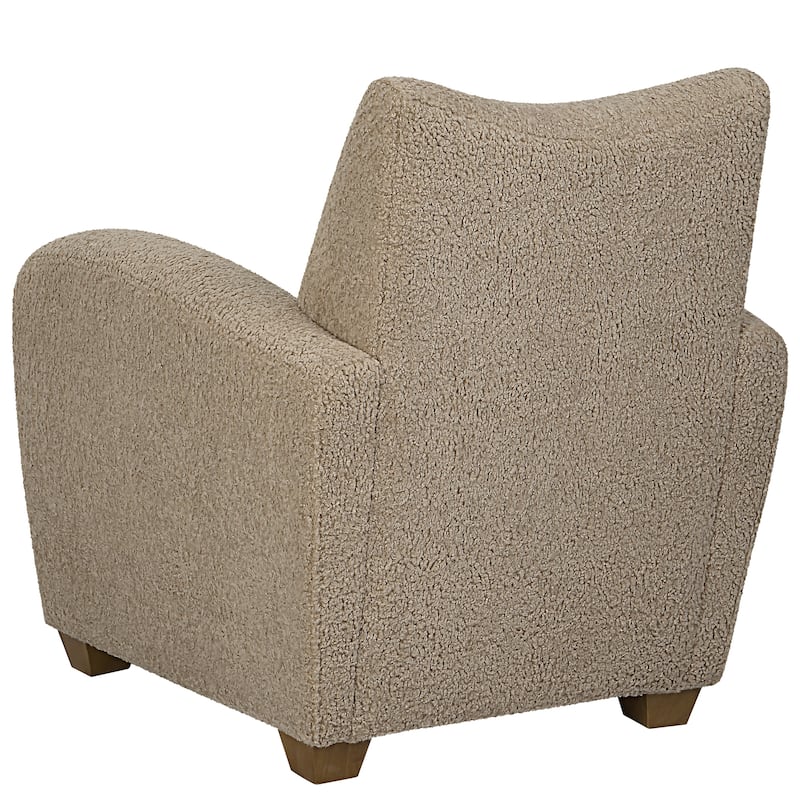 Uttermost Teddy Latte Accent Chair - 31"W x 36"H x 34"D