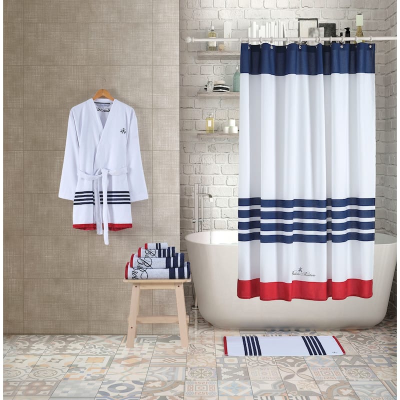 Brooks Brothers Nautical Blanket Stripe Shower Curtain
