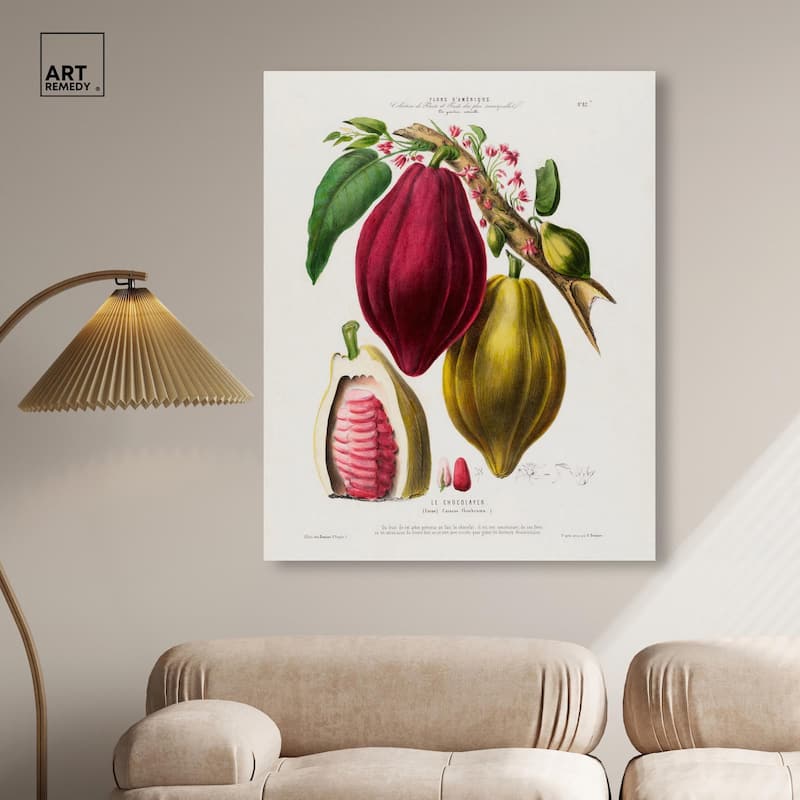 Cocoa Cacao by Etienne Denisse Canvas by Art Remedy, Gallery Wrapped