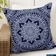 preview thumbnail 61 of 72, Premium Indoor/Outdoor Throw Pillows with Inserts for Patio Furniture, Chairs, and Indoor Décor |18''X18'' | 12''X20'' NAVY 18X18