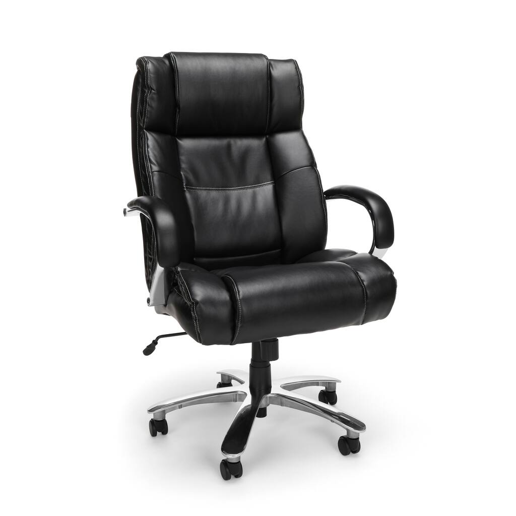 OFM Avenger Series Big and Tall Bonded Leather Executive Office Chair