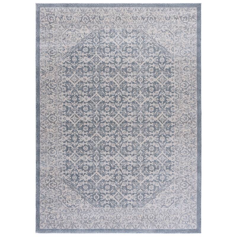 SAFAVIEH Harrison Mimoza Transitional Rug - 5'3" x 7'6" - Blue/Ivory