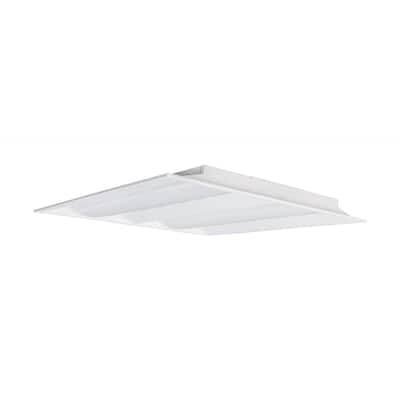 2X2 Double Basket LED Troffer Fixture Wattage CCT Lumens Selectable
