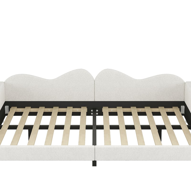 Upholstered sofa bed