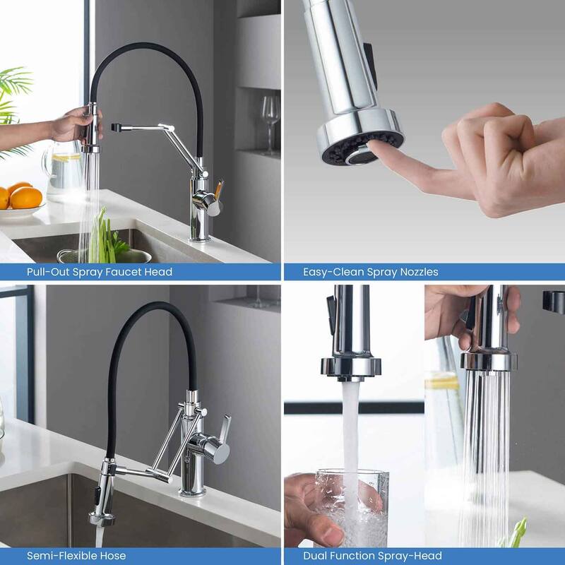 Engel Single Handle Pull Down Kitchen Faucet