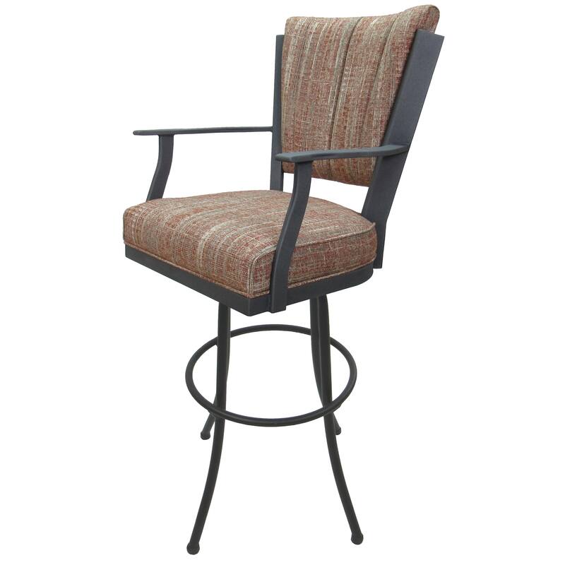 Swivel Extra Tall 34" (35") Metal Bar Stool Montana on Noam Base - 34" Seat