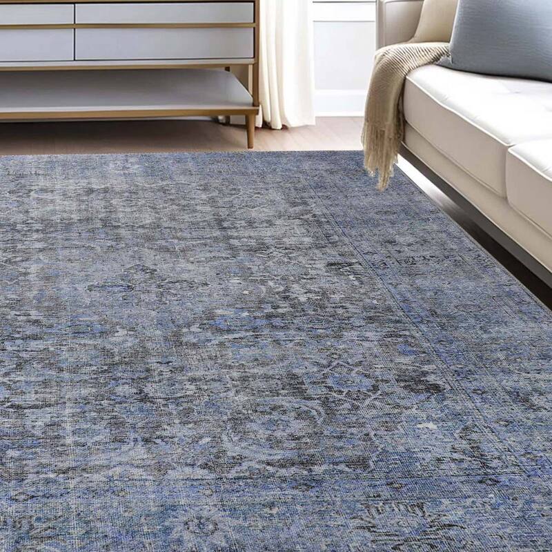 Superior Huda Distressed Rustic Oriental Medallion Indoor Area Rug