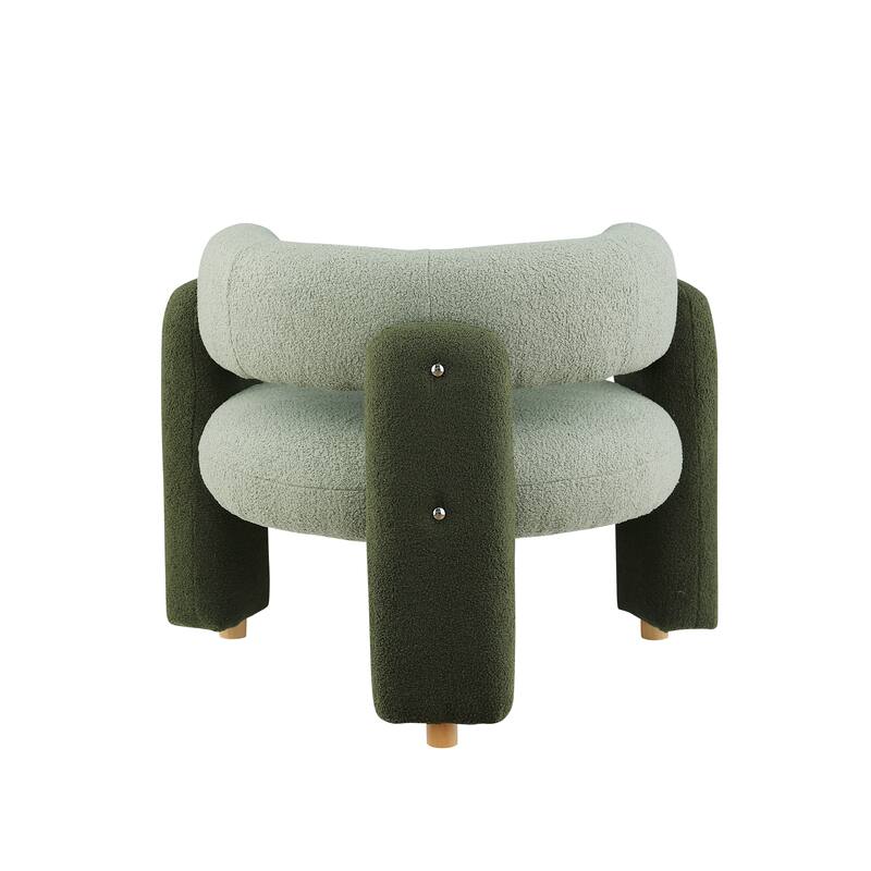 35.43" Accent Chair with Solid Wood Frame