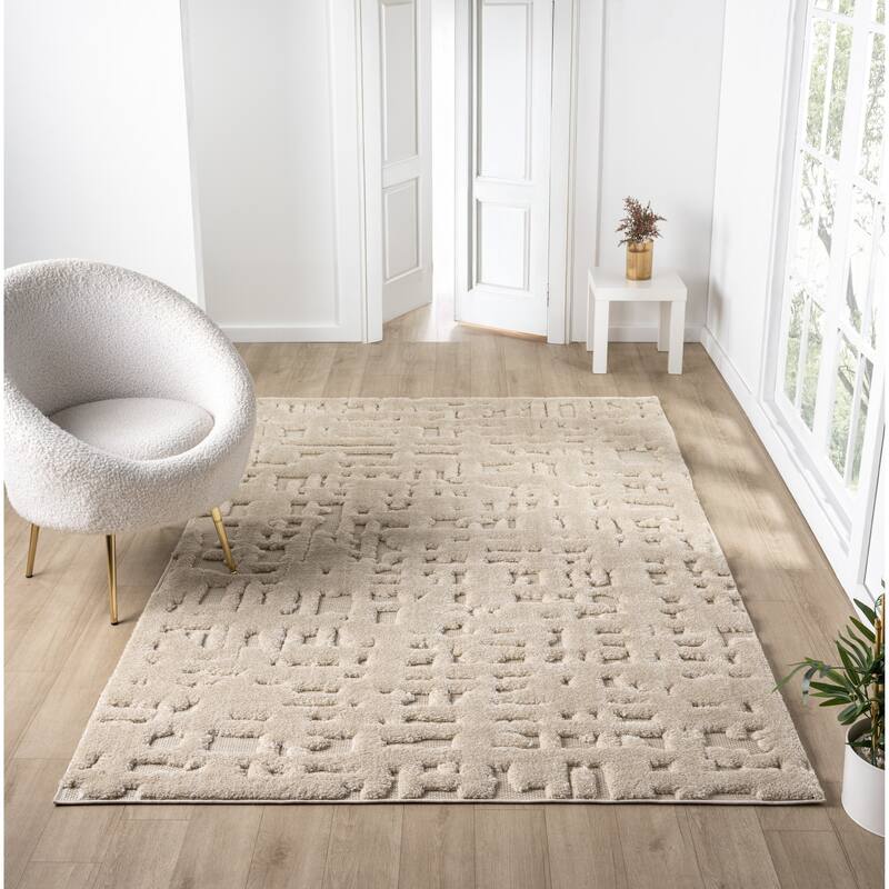 Natural Collection Modern Abstract Area Rug