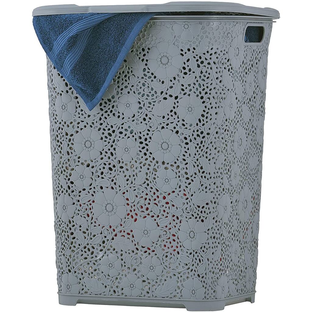 1.4 Bu / 50 L Lace Laundry Hamper - Capacity: 50l - Capacity: 50l