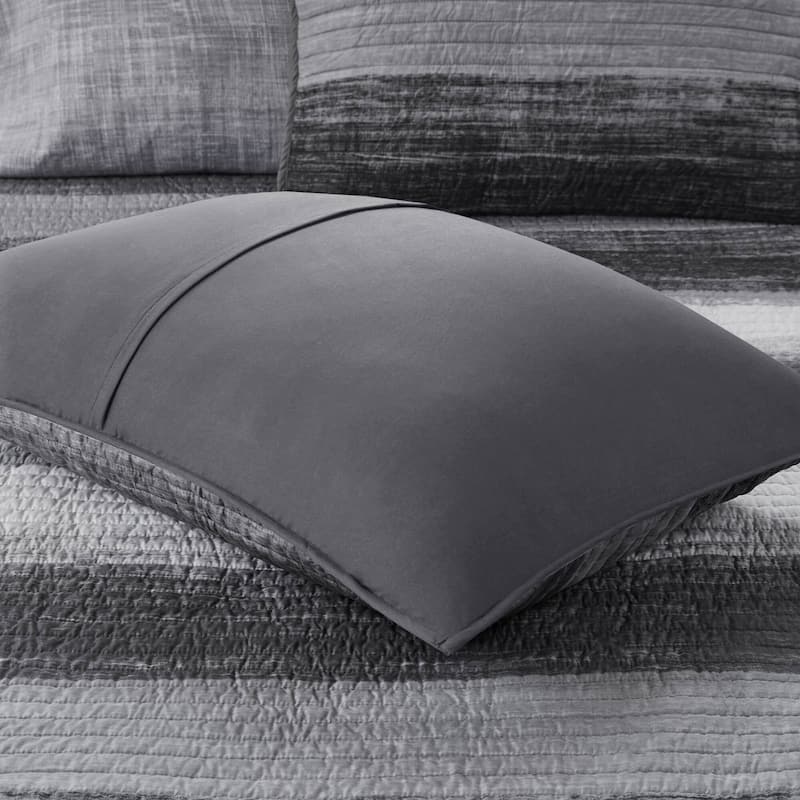 Madison Park Essentials Barret Quilt Set with Cotton Bed Sheets