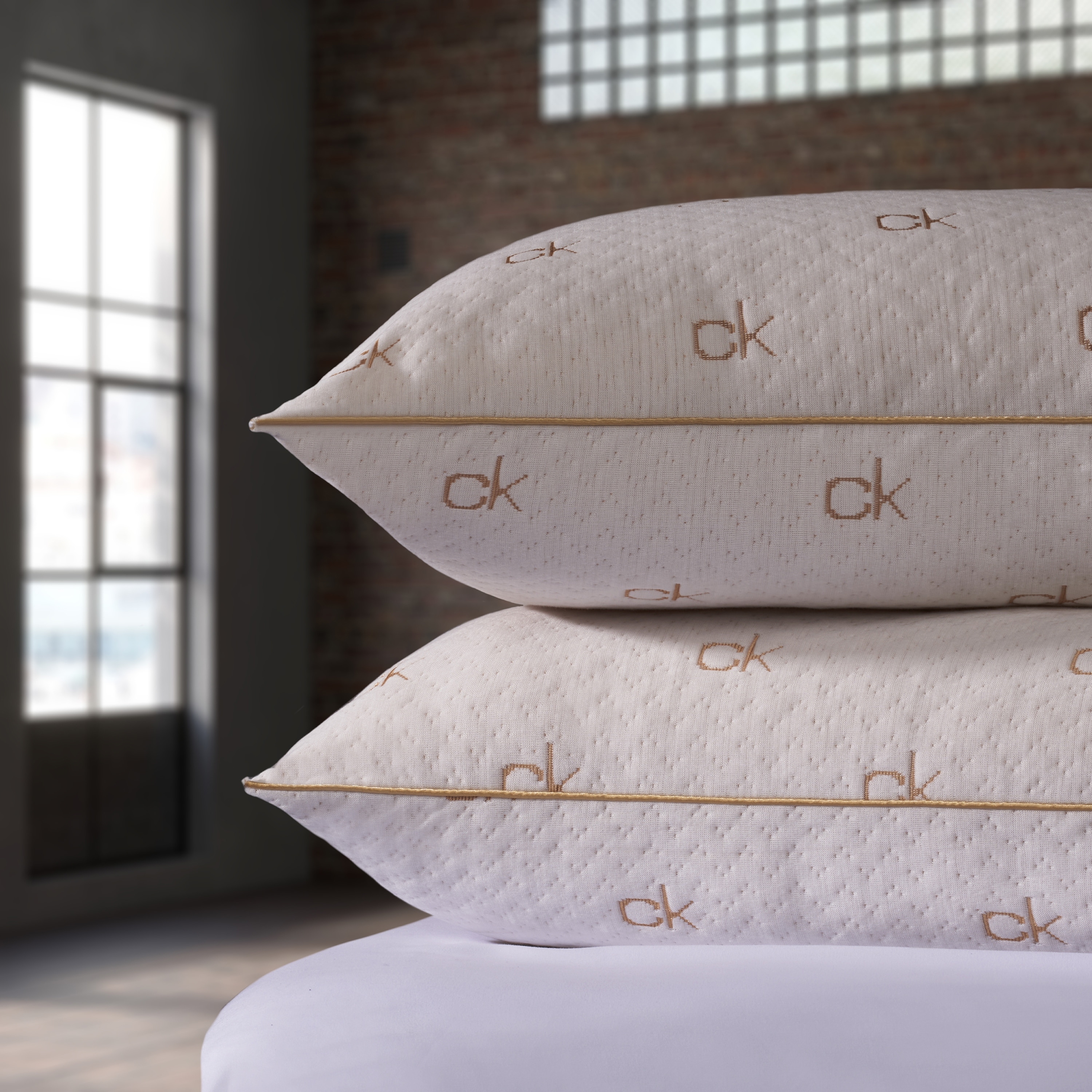Calvin Klein Copper Knit 2 Pack Pillow