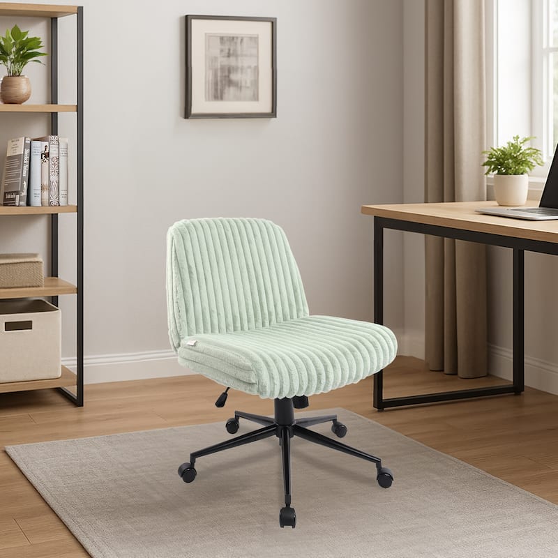 Modern Designs Plush Swivel Chair for Criss-Cross Seating