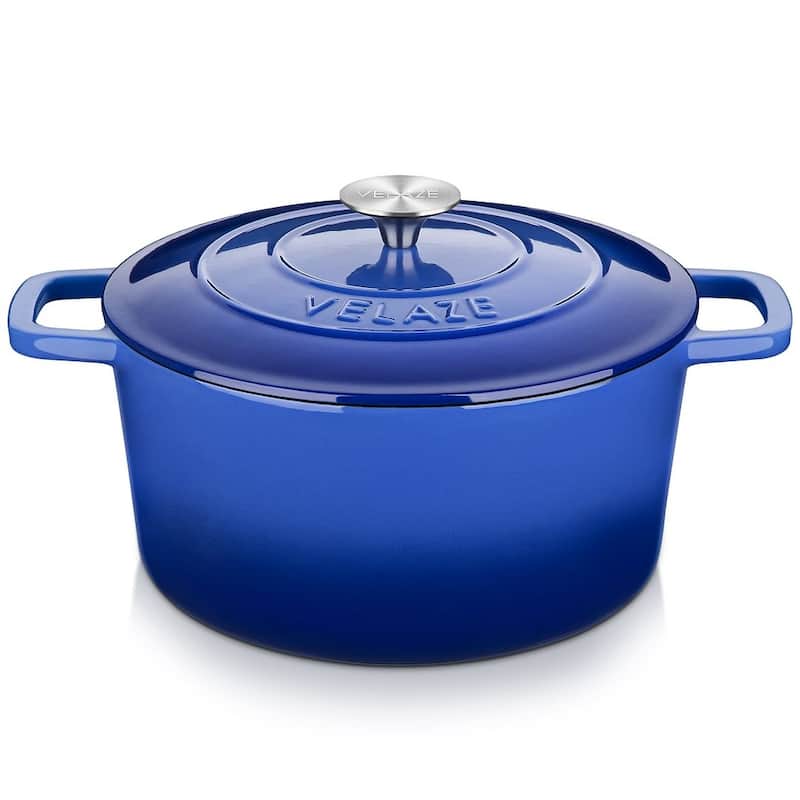 Velaze Enameled 5.3Qt. Cast Iron Round Dutch Oven Bed Bath & Beyond
