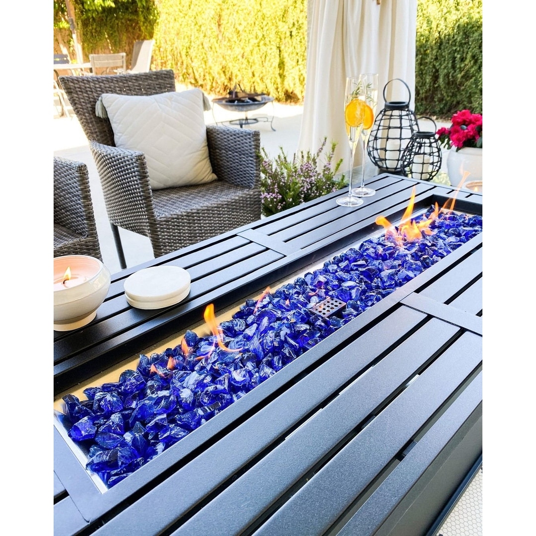 Belham living silba 7 piece envirostone fire pit patio dining set store
