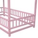 preview thumbnail 51 of 50, Twin Size Wooden Bed House Bed with House Roof Frame