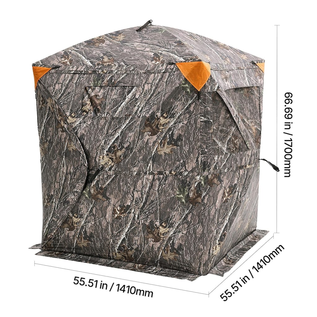 1-2 Person Pop Up Deer Blind for Hunting with Carrying Bag - N/A