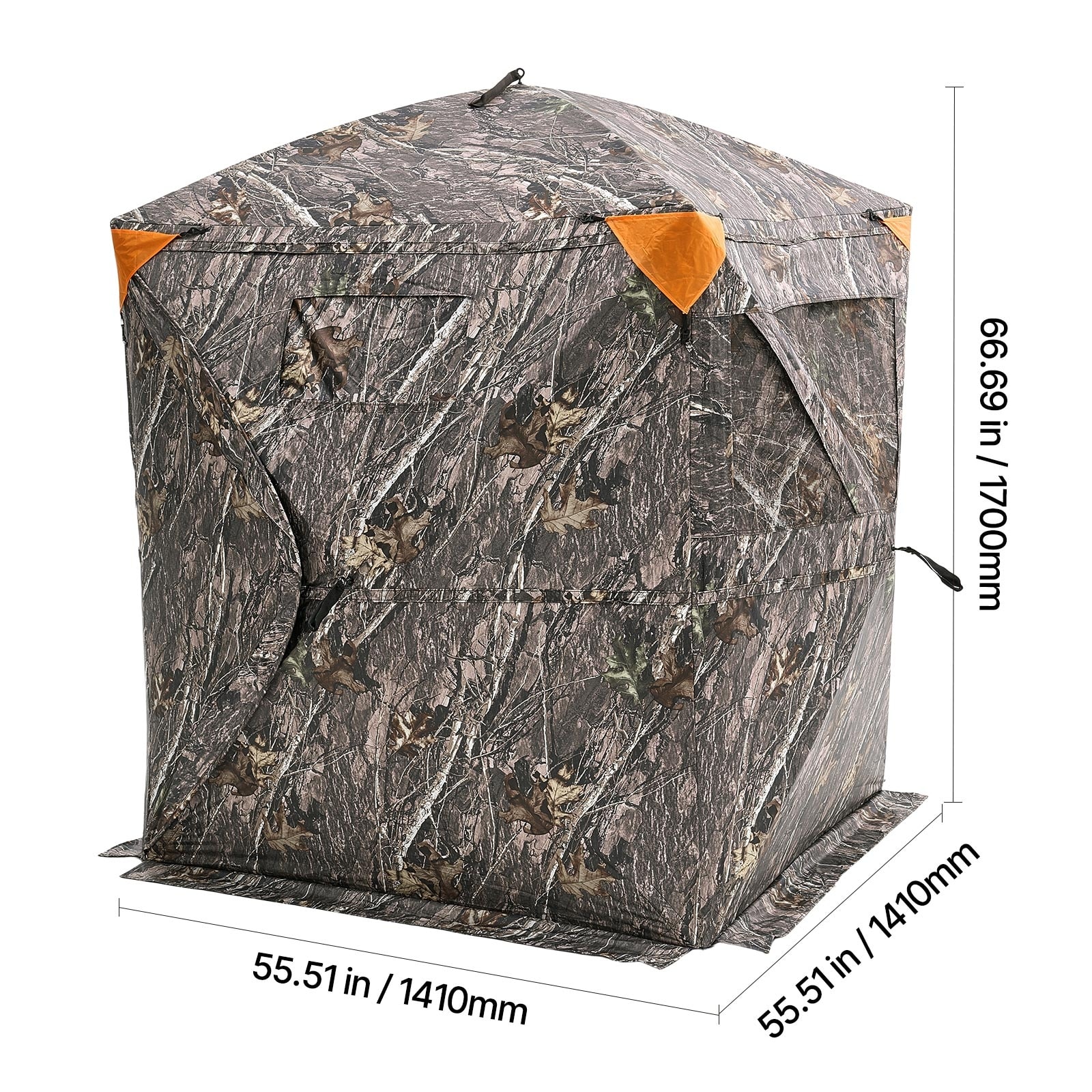1-2 Person Pop Up Deer Blind for Hunting with Carrying Bag - N/A