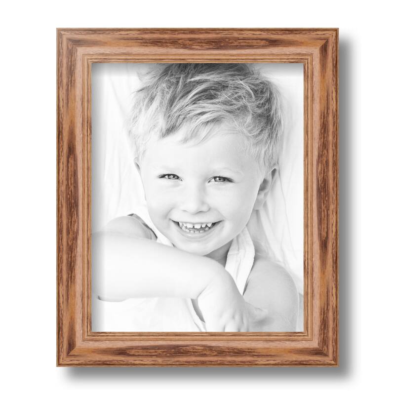 ArtToFrames Clayton Oak 8x10 Inch Picture Frame, 1.25 Inch Wood Poster Frame Available in Multiple Colors (59504-8x10)