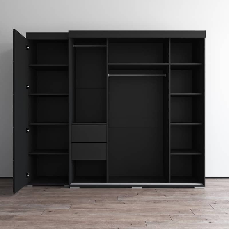 Aria 3D-EX Wardrobe with 1 Mirror
