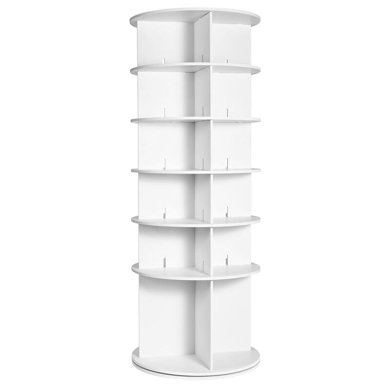 Rotating Shoe Rack Tower 360 Spinning Organizer for Closet or Entryway