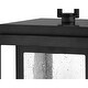 preview thumbnail 3 of 1, Hinkley Republic Collection One Light 5W Med. LED Outdoor Medium Pier Mount Lantern, Black