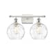 Option White and Polished Chrome / Clear Water Glass