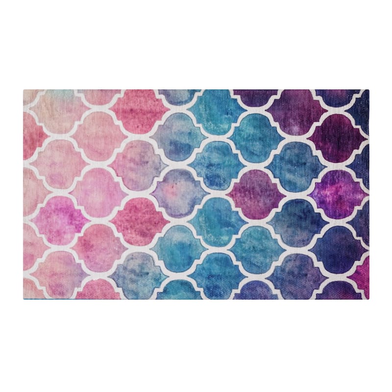 Luxurious Woven Cotton Cushioned Thick Kitchen Mat Rug - Anti-Fatigue, Anti-Skid, - 18''x30''