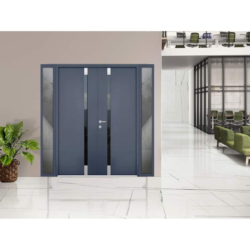 VDOMDOORS | Front Door Exterior Door | Fiberglass | Door Slab | 18x80, Custom Entry Door Steel Entry Door Prehung Exterior Door