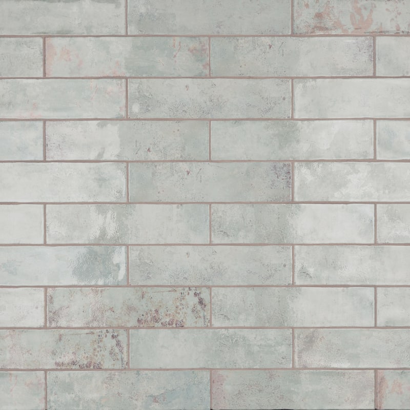 Merola Tile Biarritz Green 3" x 12" Ceramic Wall Tile
