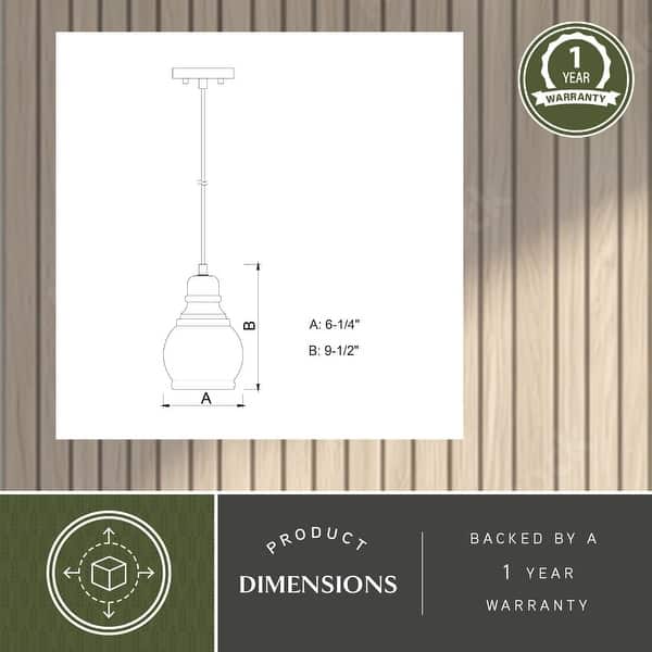 Vaxcel Lighting Millie Single Light 6-1/4" Wide Mini Pendant