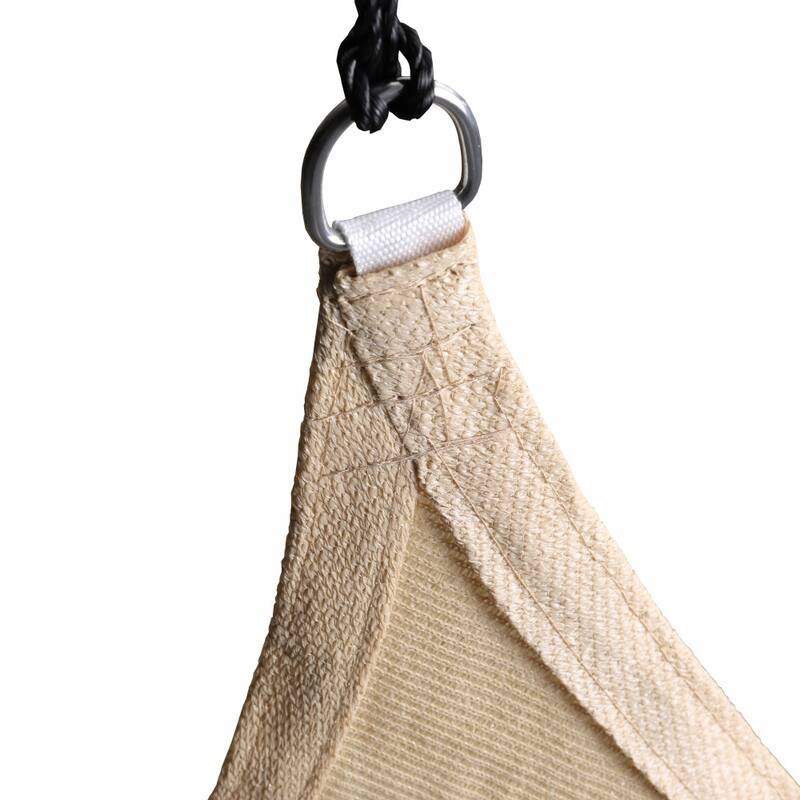 Weather Resistant Sun Shade Canopy with Included Nylon Ropes