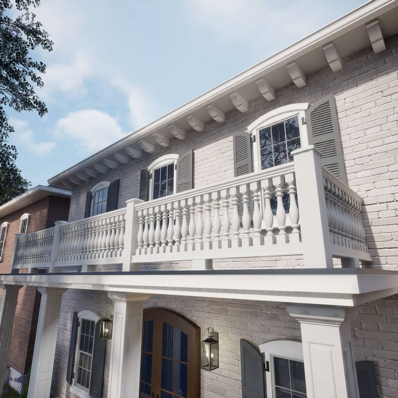 Endurathane 500 Series Top Rail, Factory Primed Polyurethane