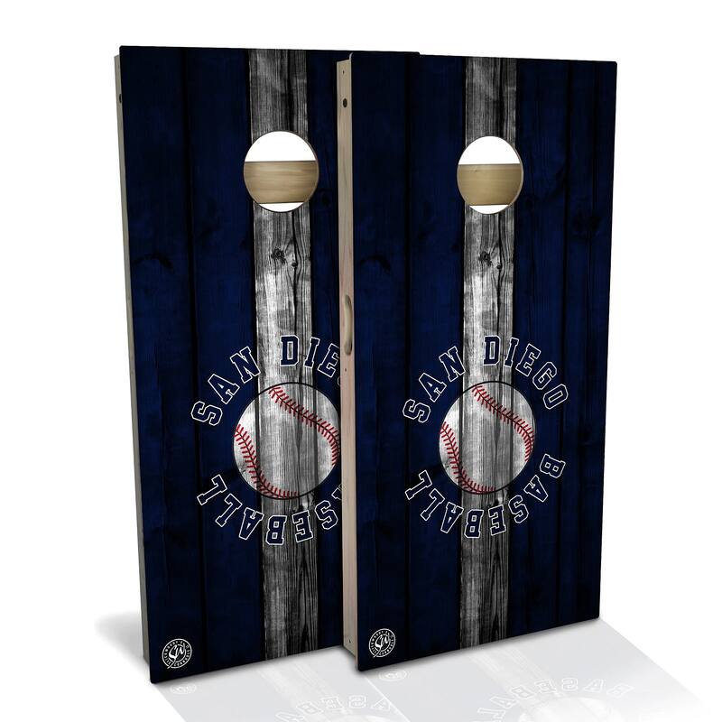 San Diego Baseball Outdoor Cornhole Board Set