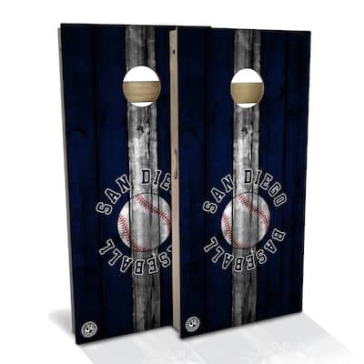 San Diego Baseball Outdoor Cornhole Board Set