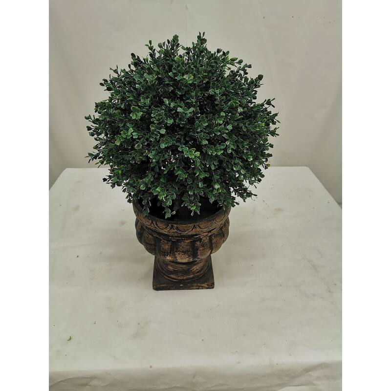 Faux Boxwood Topiary - Sphere