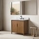 preview thumbnail 3 of 72, Vanity Art Lucerne Freestanding Bathroom Vanity with Stone Top, Hidden Power Station, Hair Dryer Holder, USB Charging Shelf