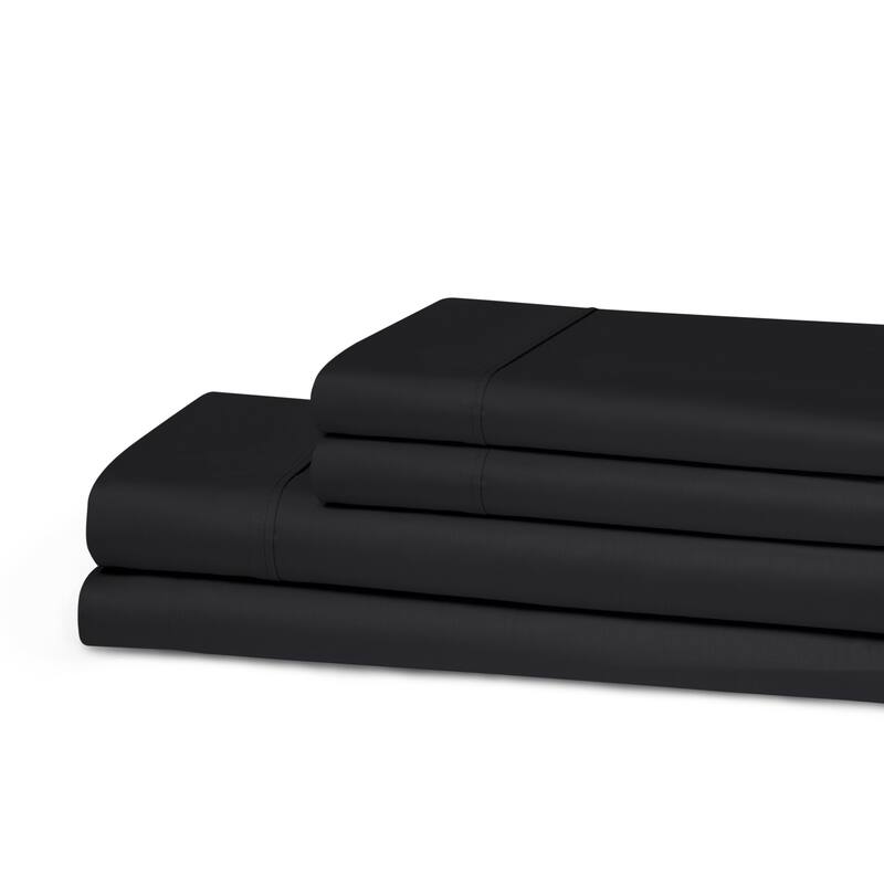 Superior Cotton Breathable Deep Pocket Solid Bed Sheet Set