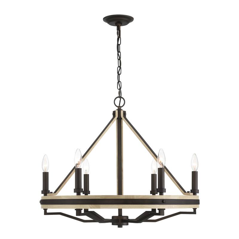 Minka Lavery 2626 Sonoma 6 Light 27" Wide Taper Candle Style