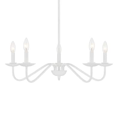 Meridian M100120 5 Light 28" Wide Taper Candle Style Chandelier