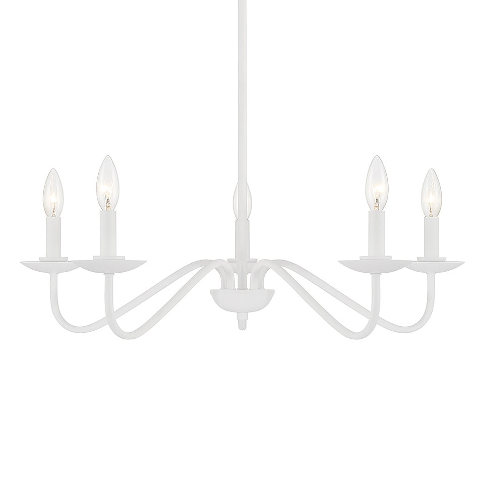 Meridian M100120 5 Light 28" Wide Taper Candle Style Chandelier