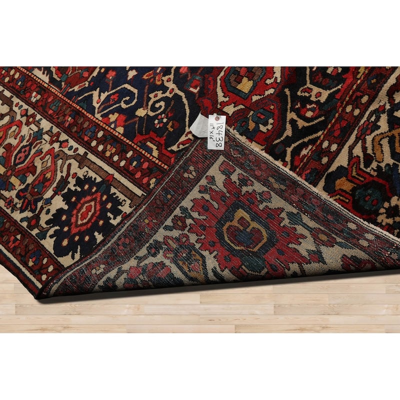 Hand Knotted Bhakhtiari Rust,Ivory Wool Traditional Oriental Area Rug - 11' 4'' x 16' 1''