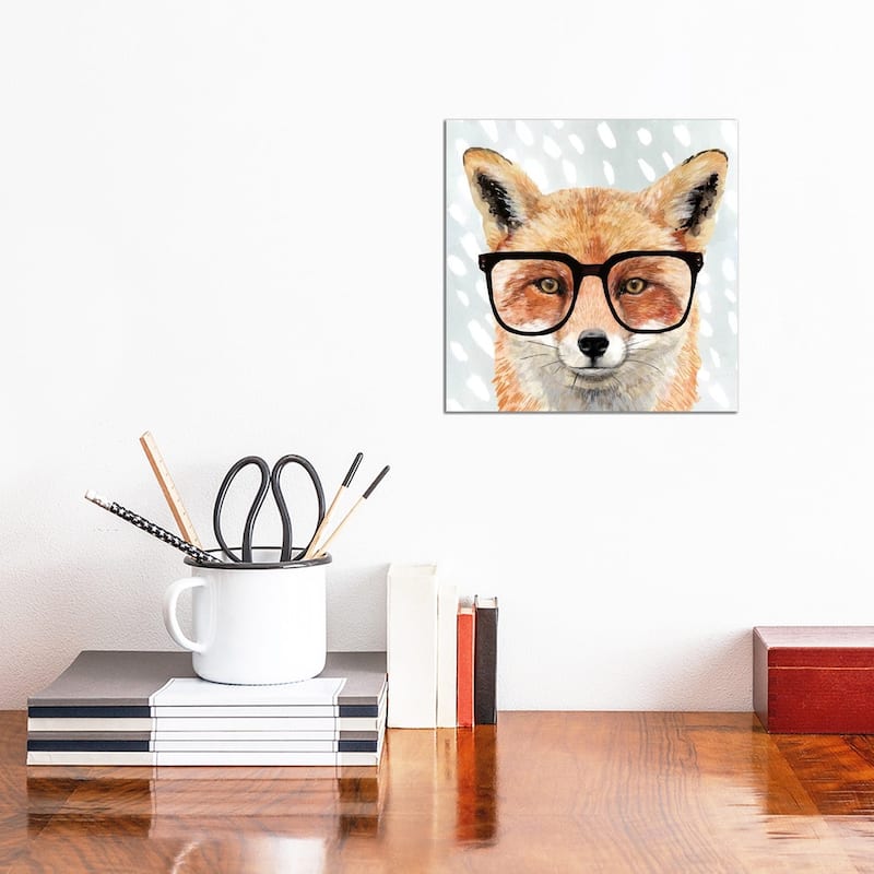 iCanvas "Four-eyed Forester I" by Victoria Borges Canvas Print - 12x12x0.75