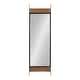 preview thumbnail 2 of 3, Kate and Laurel Kincaid Wood and Metal Full Length Leaner Mirror - 19.25x63