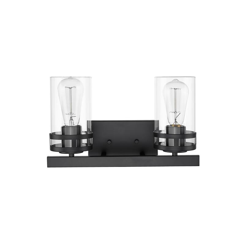 Millennium Lighting Lunden 2/3/4 Light Vanity Fixture in Matte Black